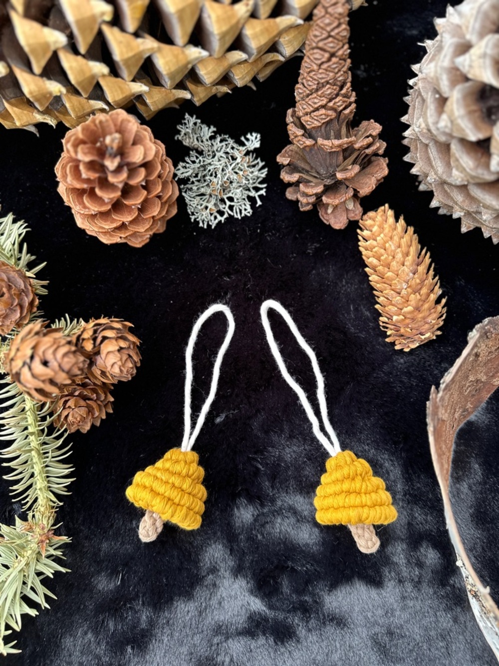 Handmade Mushroom Ornaments